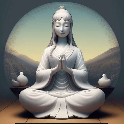 AI generated: pictures showcasing inner peace 