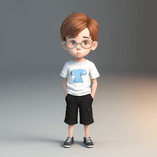 AI generated: 3d image, cute boy, in the style of Pixar --ar 1:1 --stylize 750