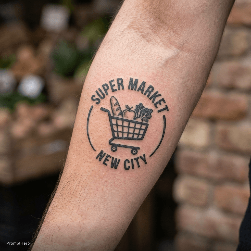 AI generated: I want a logo for a super market it is name as super market new city 