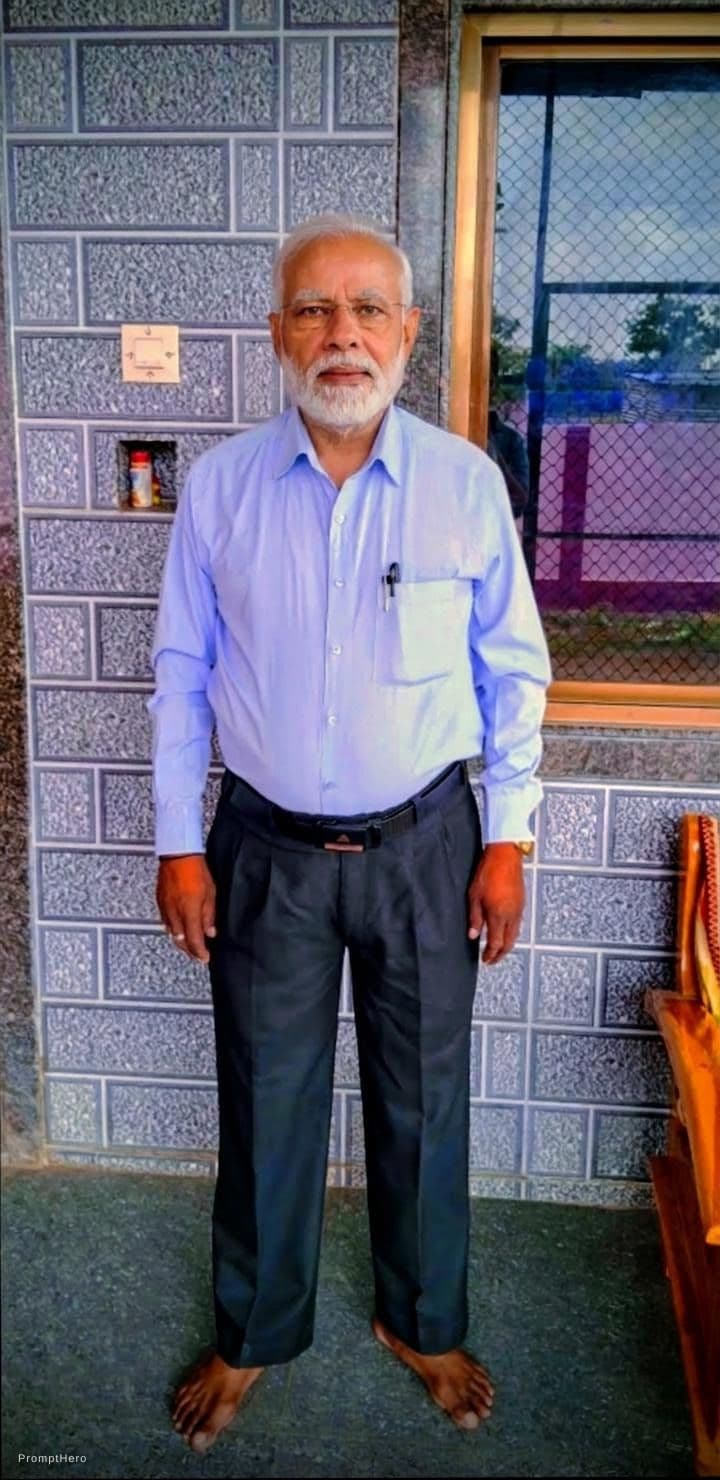 AI generated: Modi ji in side
