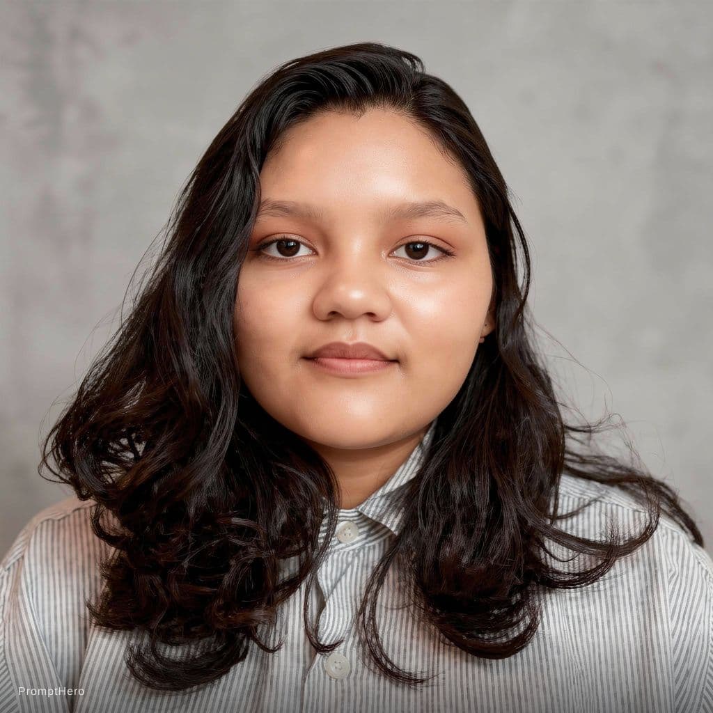 AI generated: Take this image and make a professional portrait for a resume