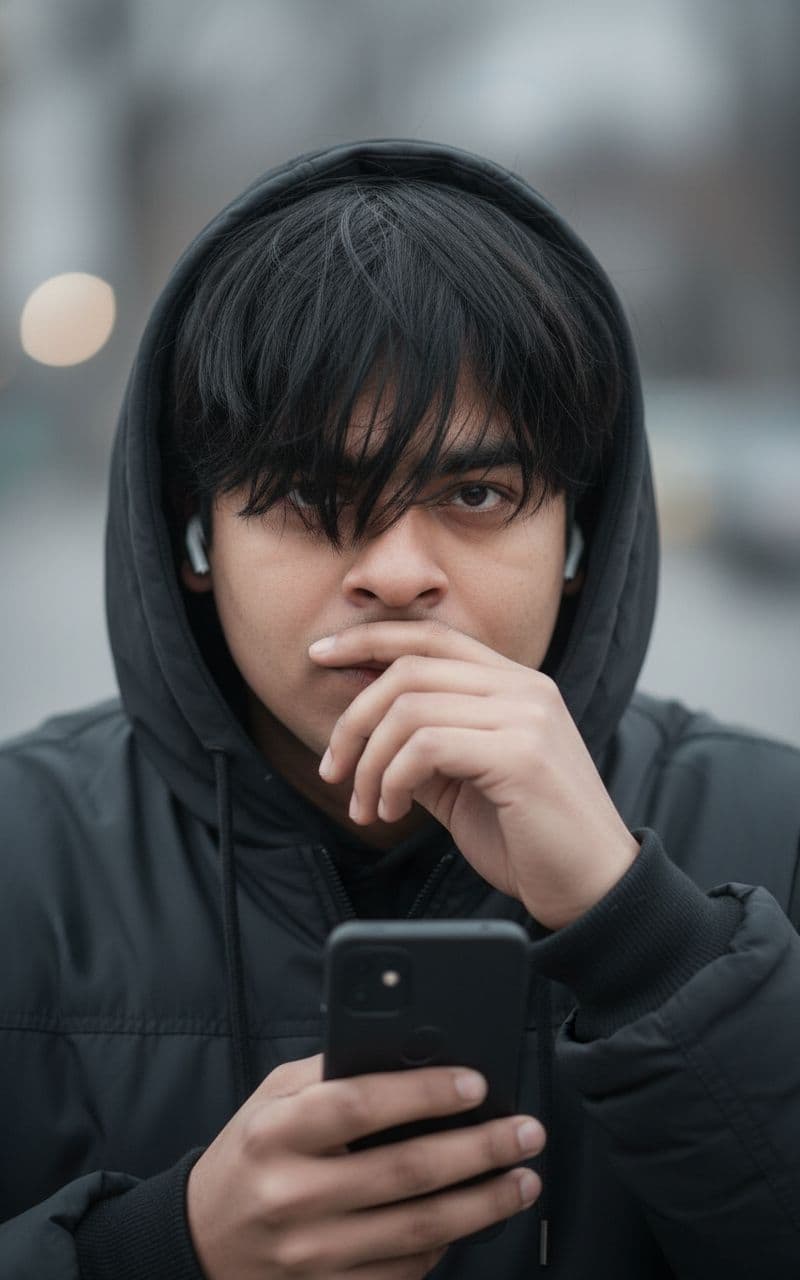 AI generated: A close-up portrait of a person with the same facial features and expression as the original image. ...