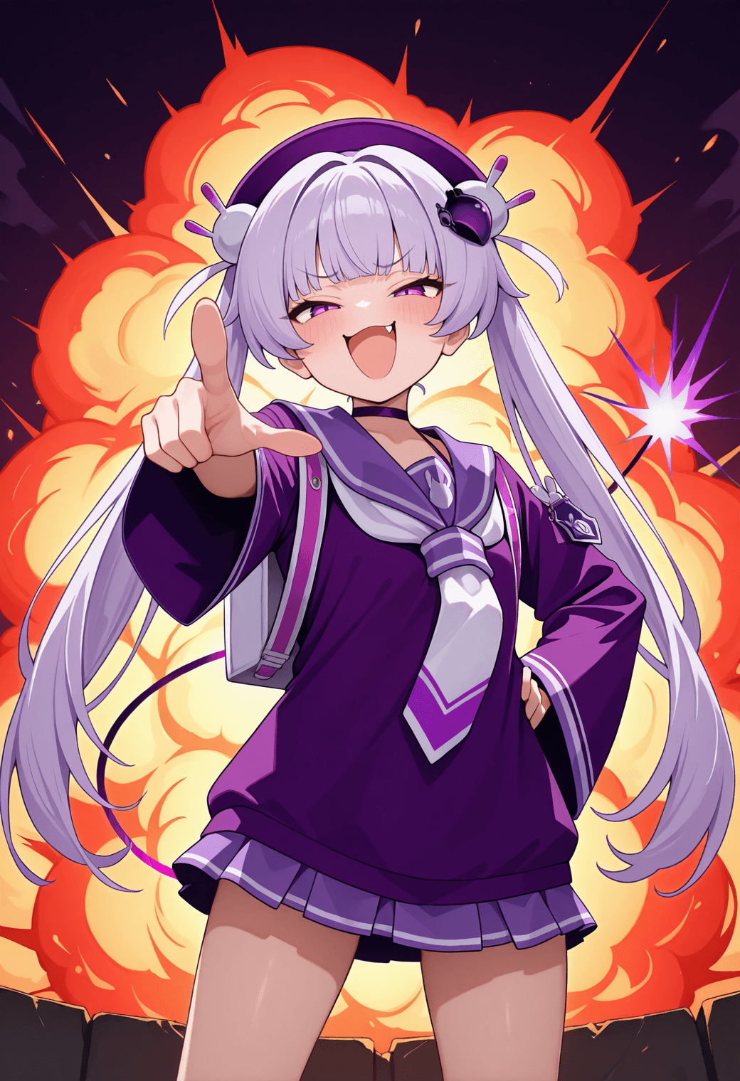 [IL v0.1 + Anima] Dark - Bombergirl | ダァク ボンバーガール (2 costumes)