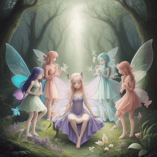 AI generated: 12 beautiful fairies