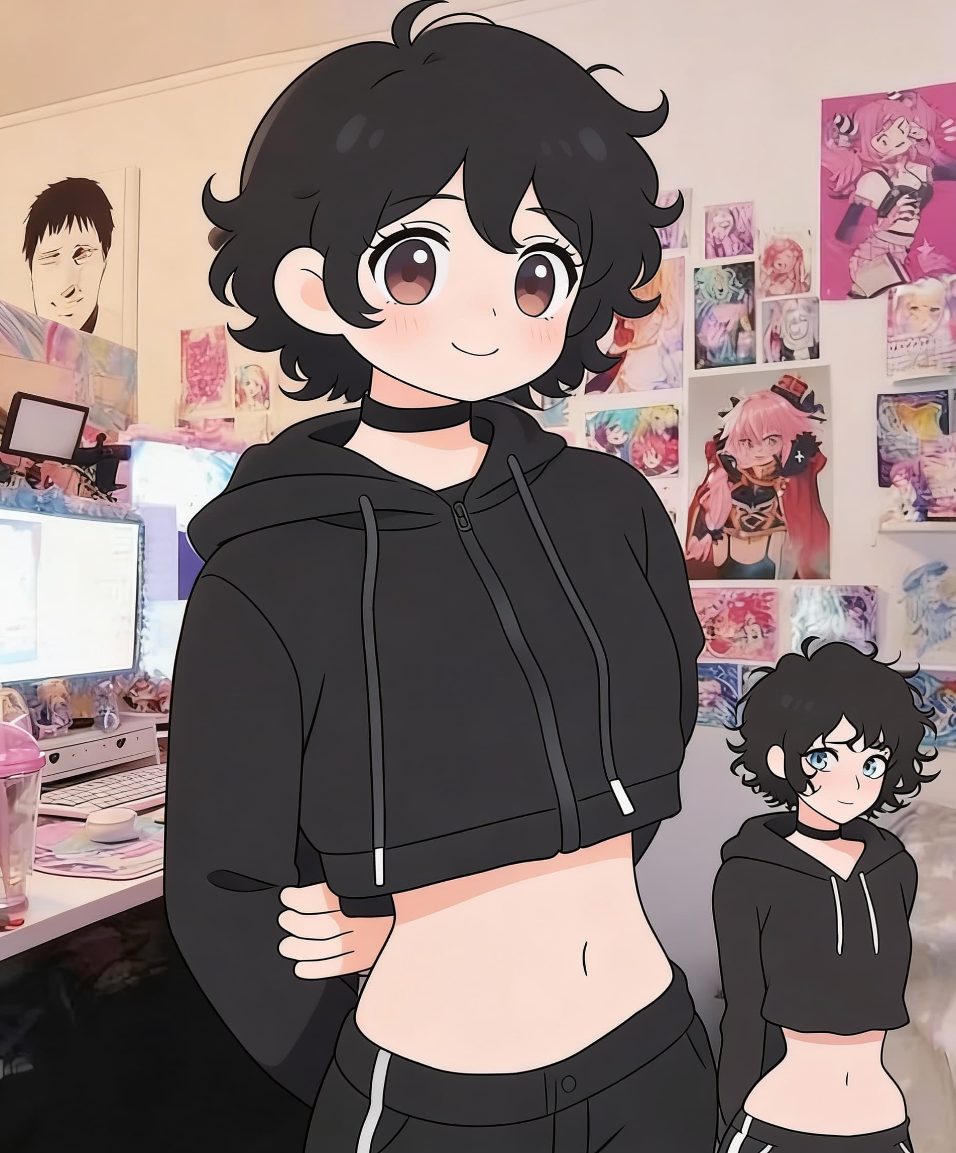 AI generated: Cute face