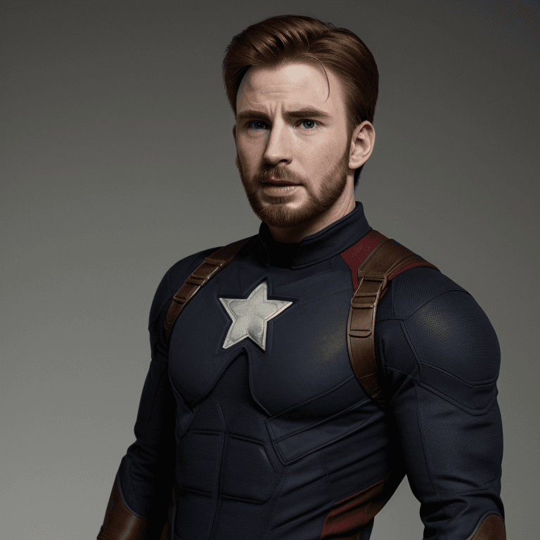 AI generated: chris evans 