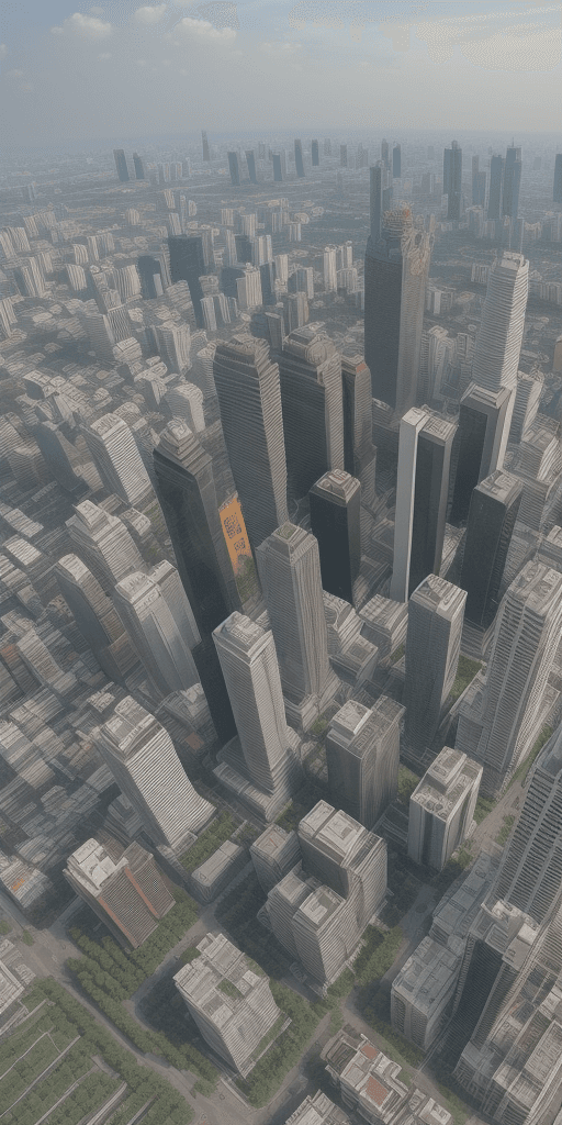 AI generated: masterpiece, best quality, 10000zombie , looked at bird eye views ,  Bangkok city, scenery
