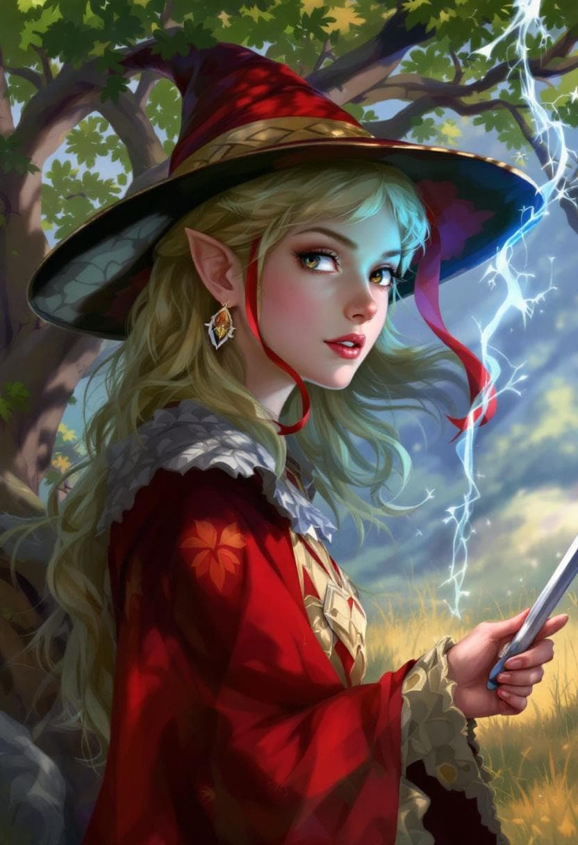 AI generated: hands_to_the_side Galadriel