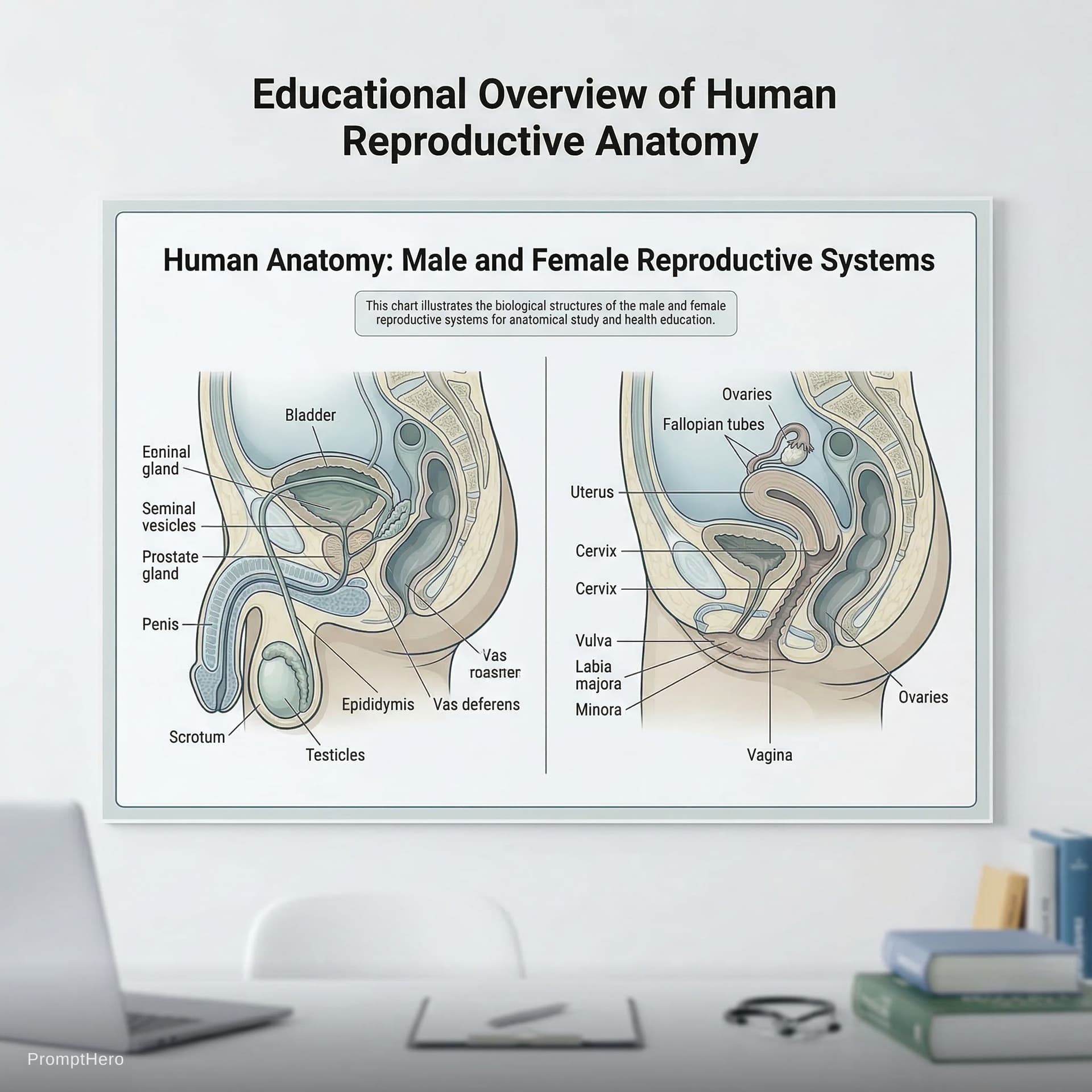 AI generated: man and woman showing private parts