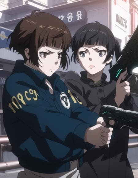 Akane and Yayoi / Psycho-Pass (Illustrious / Pony)