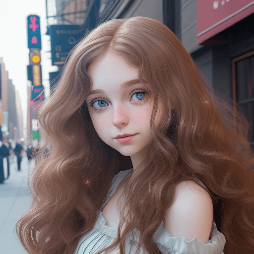 AI generated: "Create an AI girl character named Emily who is a 25-year-old aspiring writer living in New York Cit...