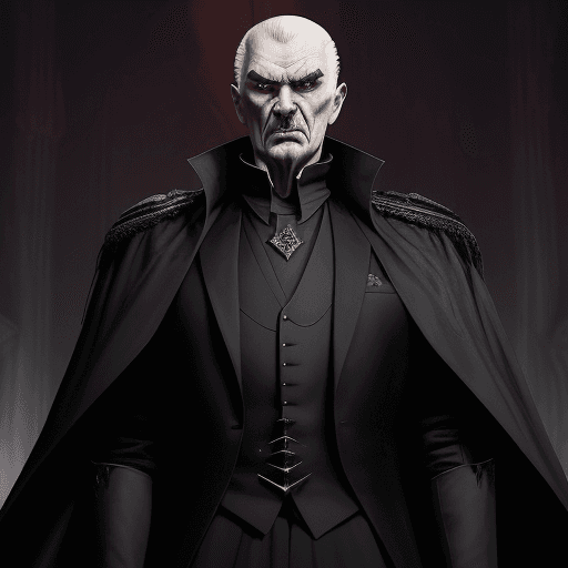 AI generated: Viktor Mordecai Bloodthorne, the Patriarch of the ancient Strigoi vampire family, stands as a formid...