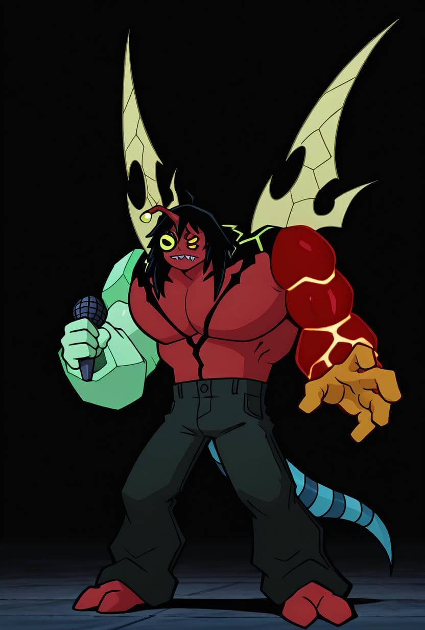Mutant Kevin 11 -- Ben 10 (chaquetrix support)  Noob +Pony+1.5+illustrious