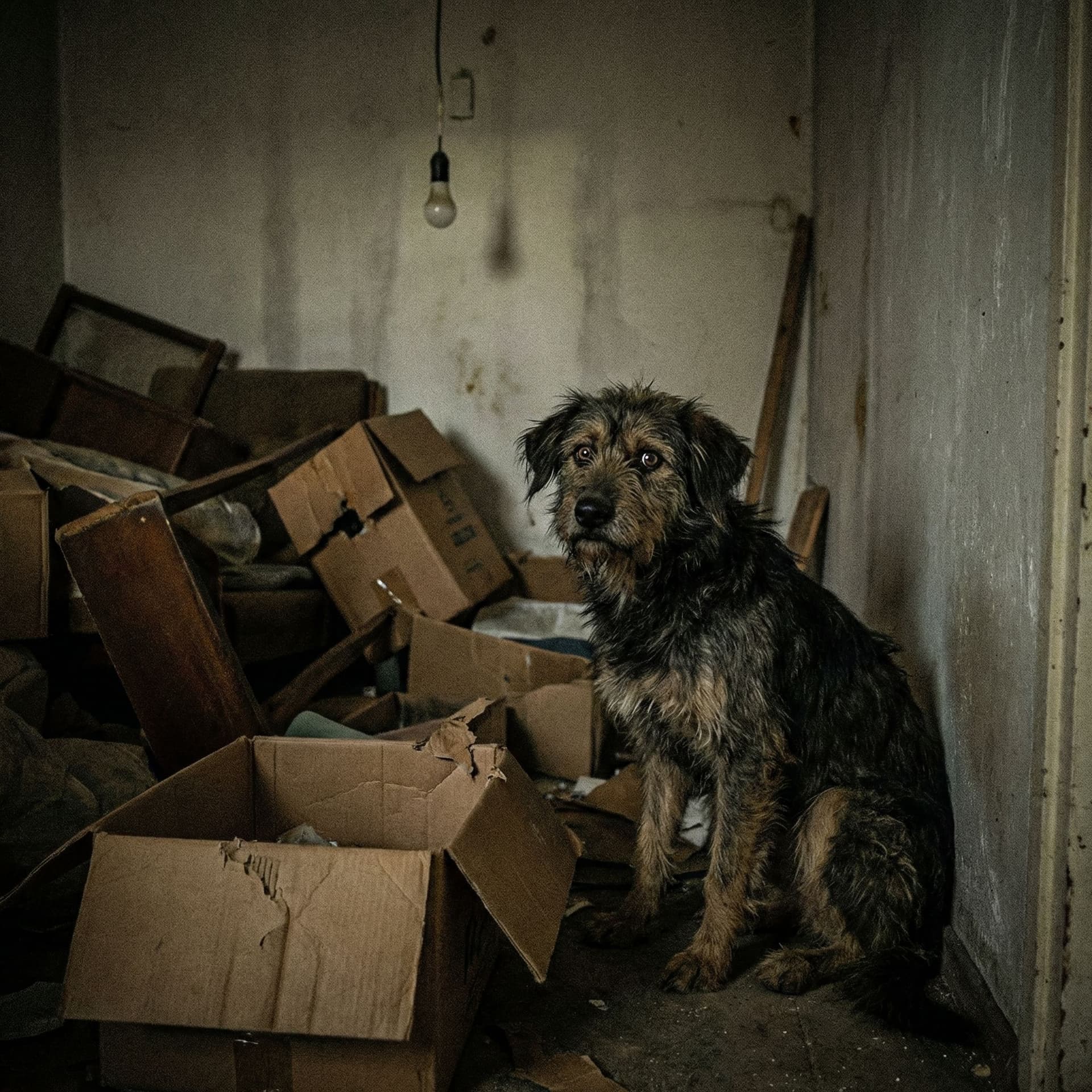 AI generated: Disturbing image of dog