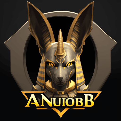 AI generated: anubis esport logo