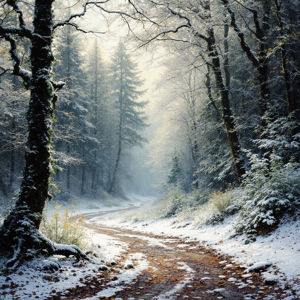 AI generated: imagine prompt: snowwhite in forest, art style by Claude Monet, --v 6.1 -stylize 700 -aspect 3:4 --c...