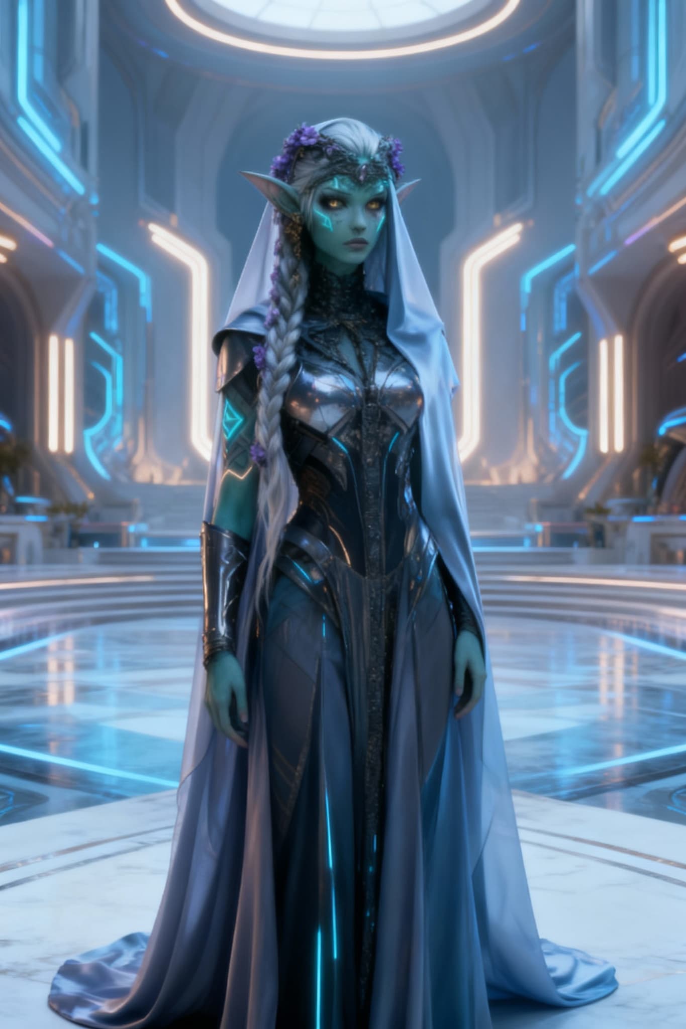 AI generated: Vaeyl’thar — “Veil of Innocents” in the Aevyrnian language.
The Marriage Veil
Meaning & Purpose
•...
