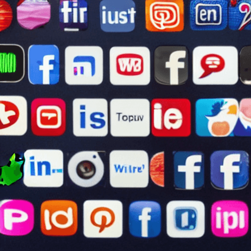 AI generated: imposture, social media, 