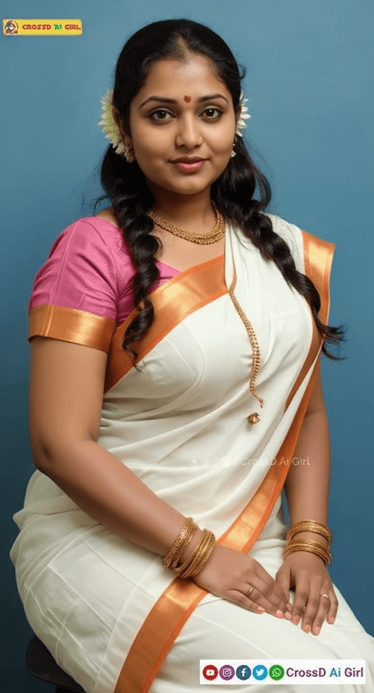 AI generated: fix this image, enhance and  create a realistic image of a 25-year-old girl with South Indian (Tamil...