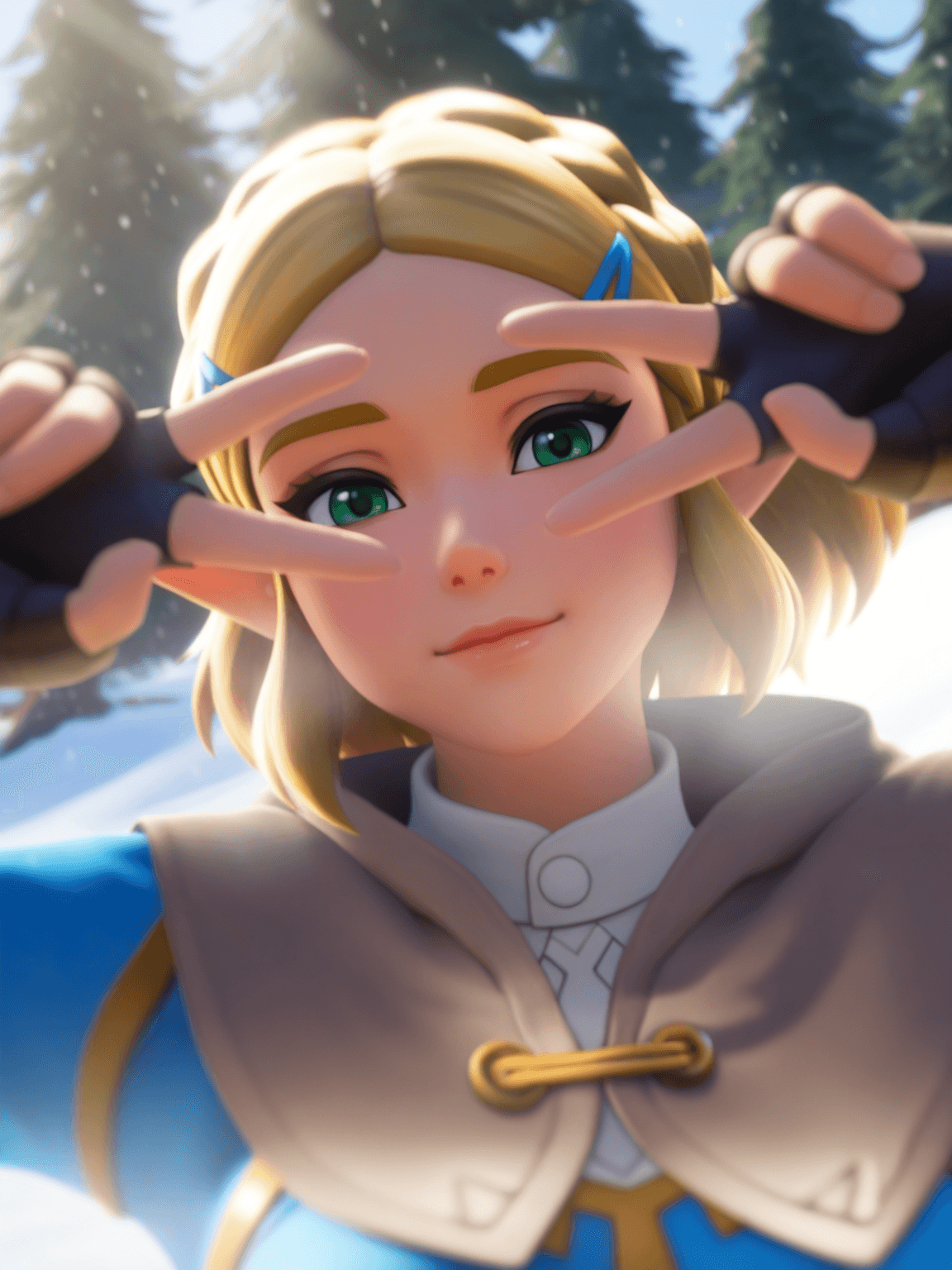 Fortnite 3D render Style - Illustrious - Image 1