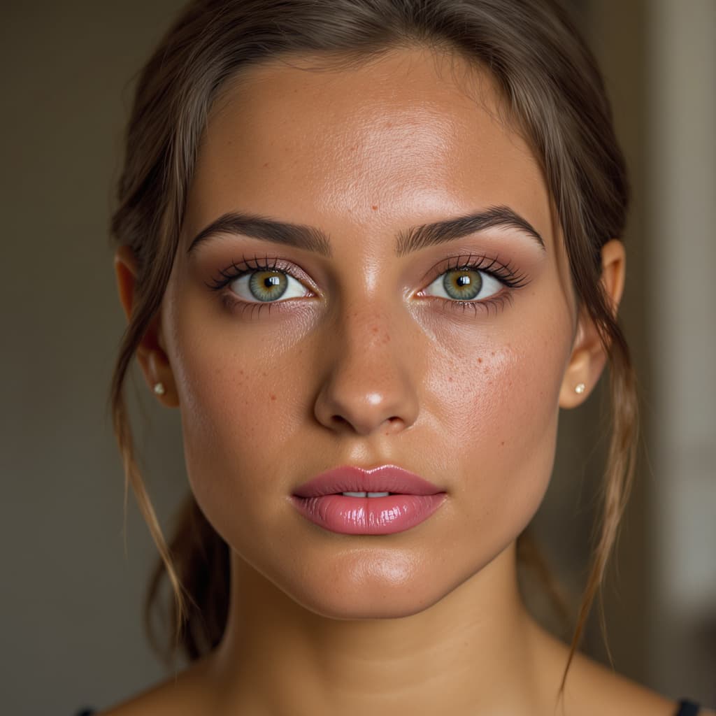 AI generated: Create an extreme close-up,ultra-photorealistic portrait of a real 22-year-old woman with Southern E...