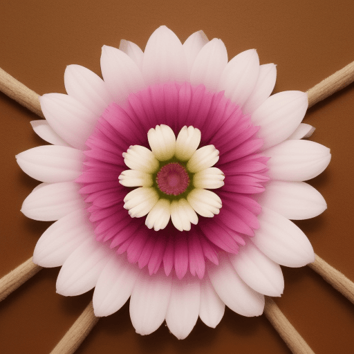 AI generated: muchos caduceos crean una flor de la vida

