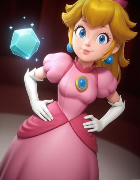 Princess Peach (ピーチ姫) - Super Mario Bros - COMMISSION