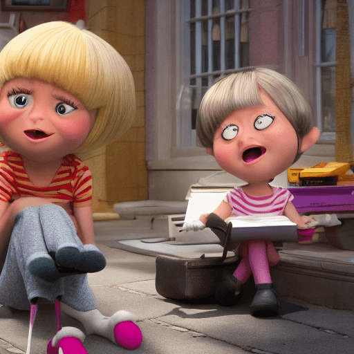 AI generated: mavis, Sony Pictures Animation, Columbia Pictures