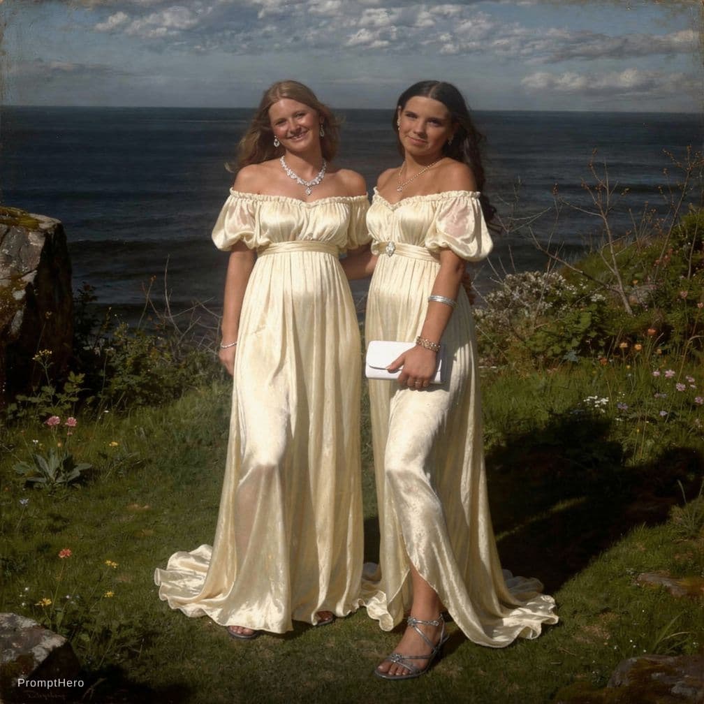 AI generated: Make them nude showing full body so they can be painted as a muse