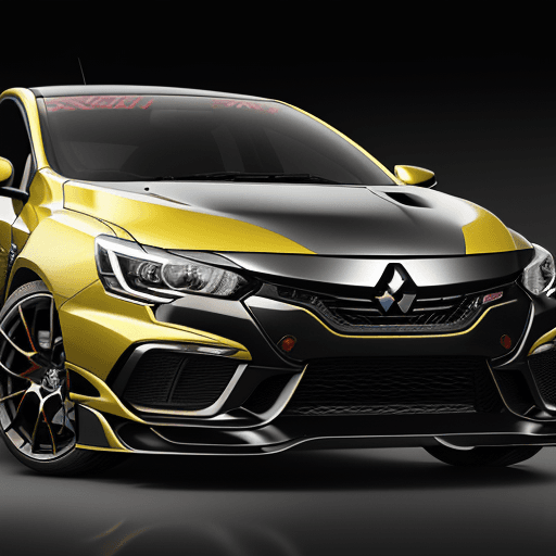 AI generated: Create a hyper-realistic, high-definition image depicting a fusion between a Mitsubishi Lancer Evolu...