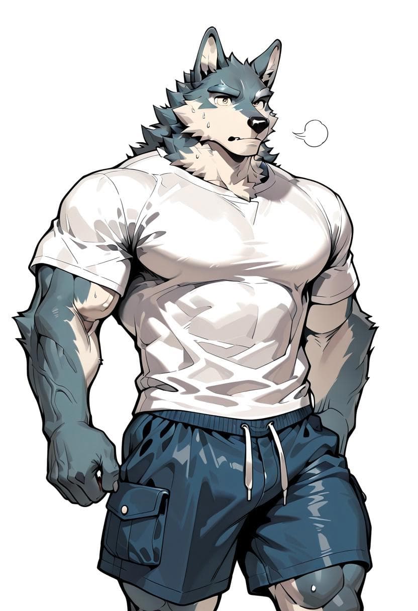 AlphaFurry Male Muscle [ Pony, Illustrious, NoobAI ]