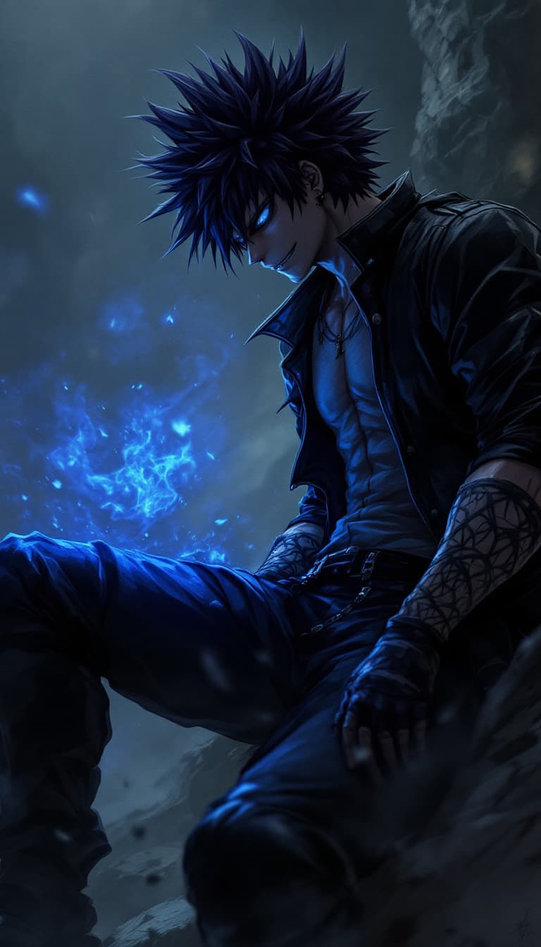 AI generated: Dabi from my hero academia