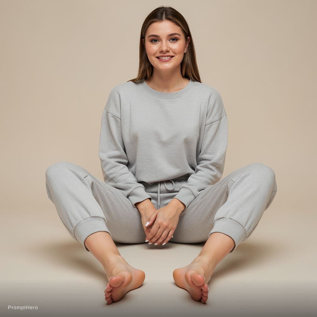 AI generated: Girl on photo spread her legs , and pooping, bare feet, beautiful boobs and feet, scat, brown shit