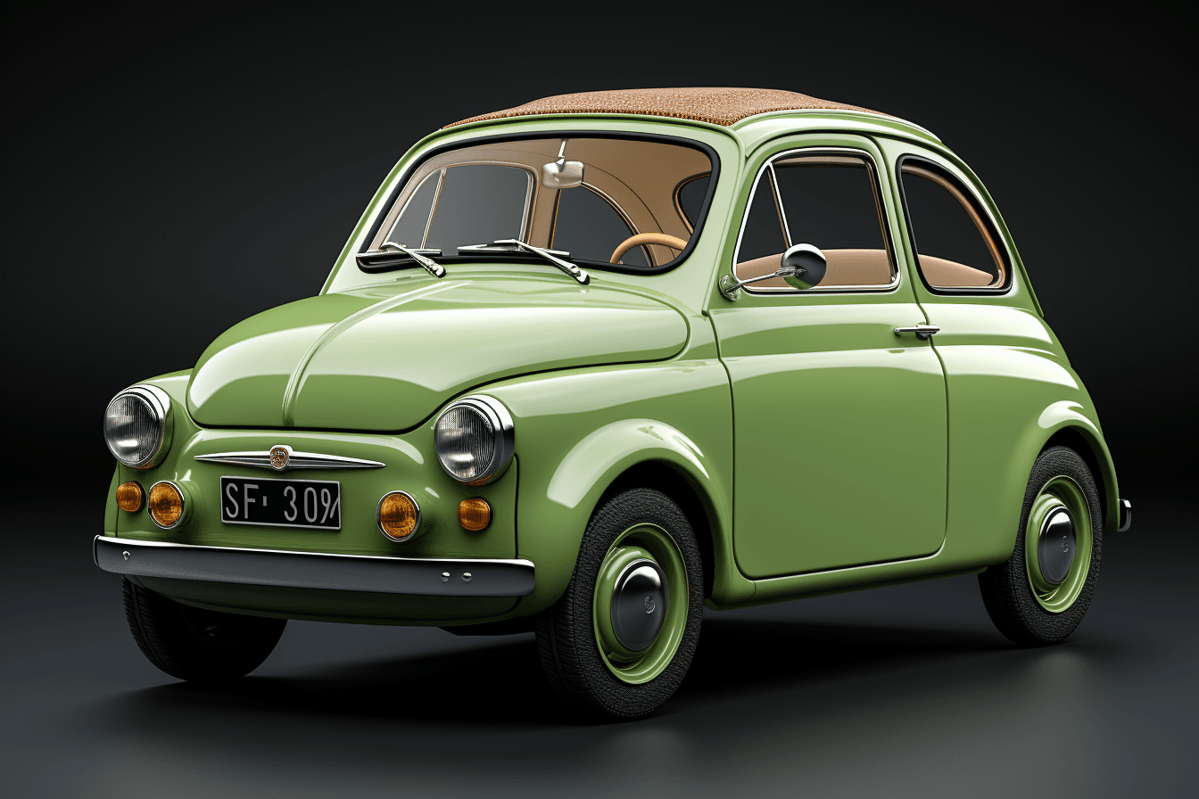 AI generated: a picture of a pea shaped car, hyper realistic, uhd, 8k, high detail, --ar 3:2 --s 750 --style raw 