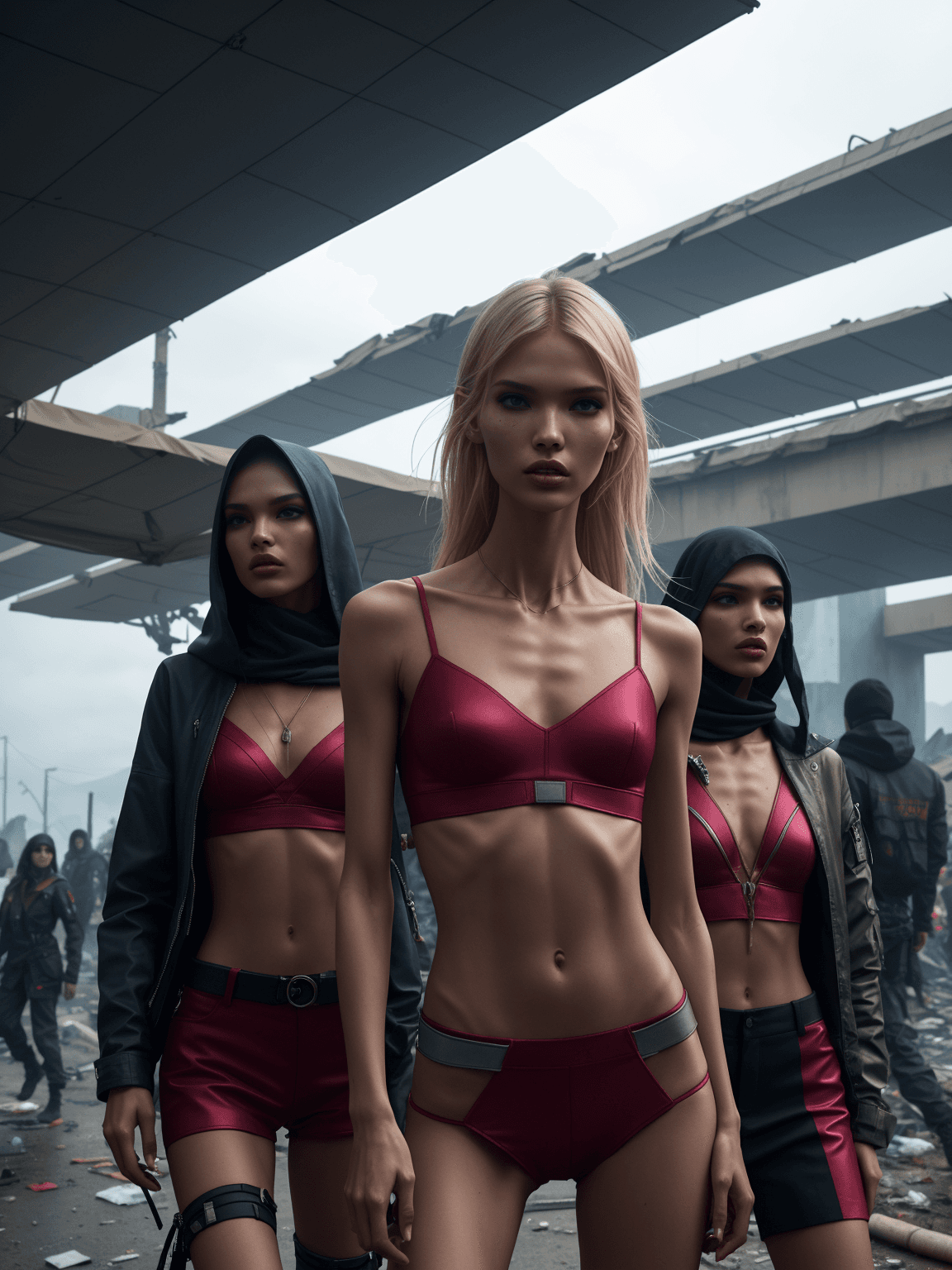 AI generated: by_Frieke_Janssens,Fashion editorial style instant photo masterpiece photo of a supermodel, Slender ...