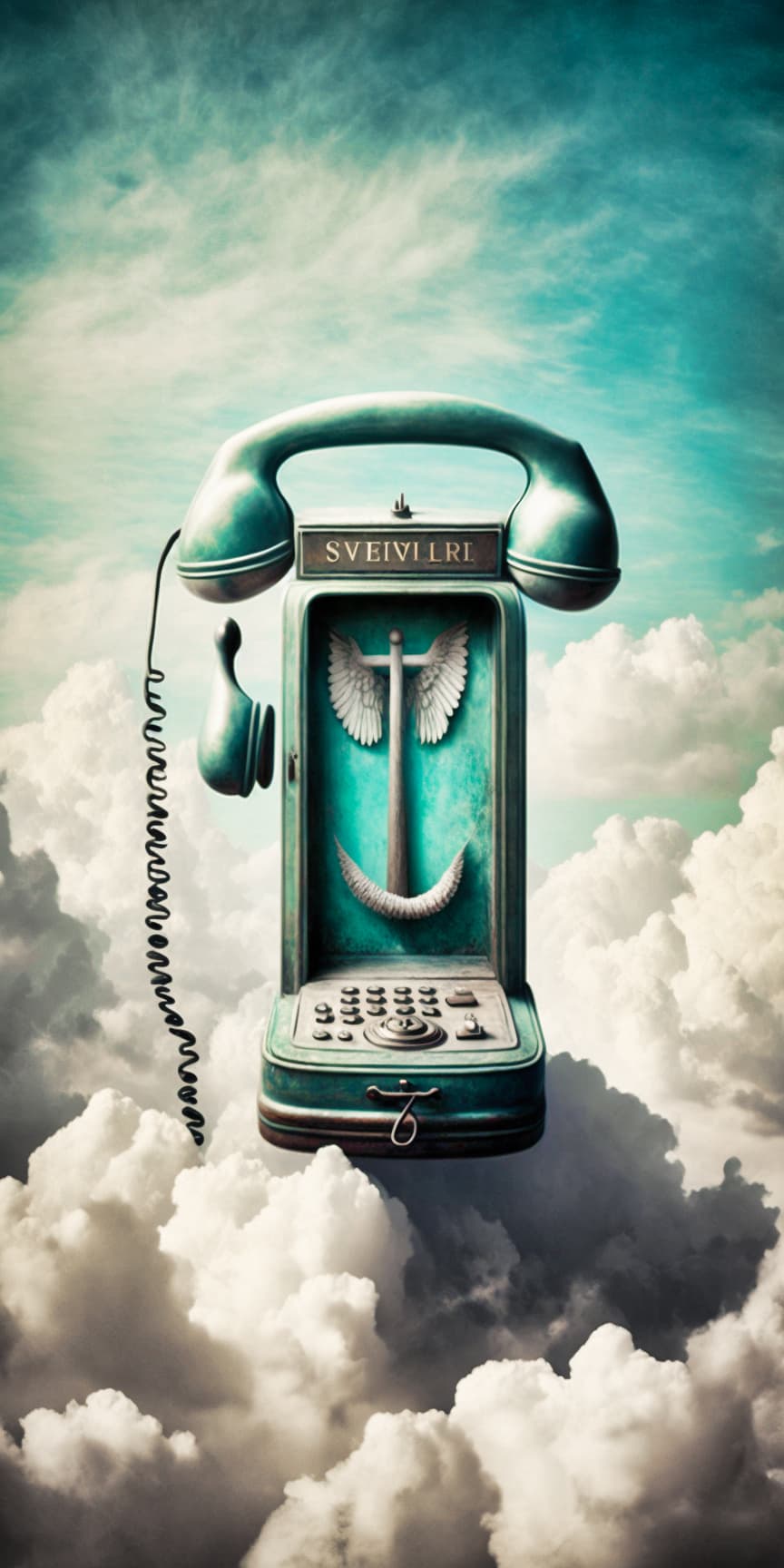 AI generated: call from heaven:: --ar 1:2