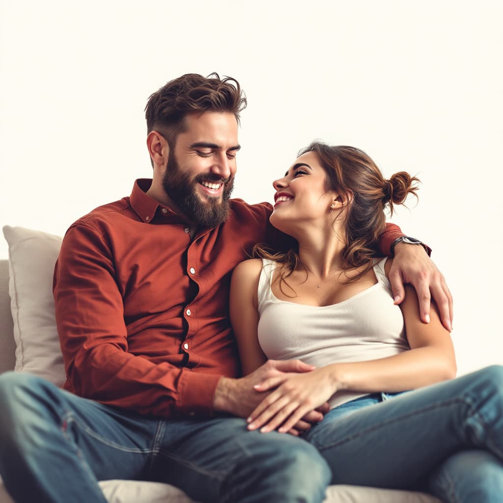 AI generated: cuckold couple