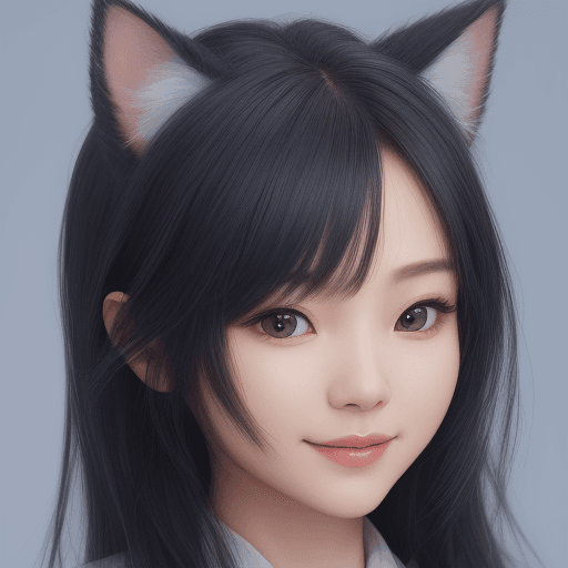 AI generated: headshot style photo of a Korean woman, 25 years old, smile, beautiful facial features,  skin, very ...