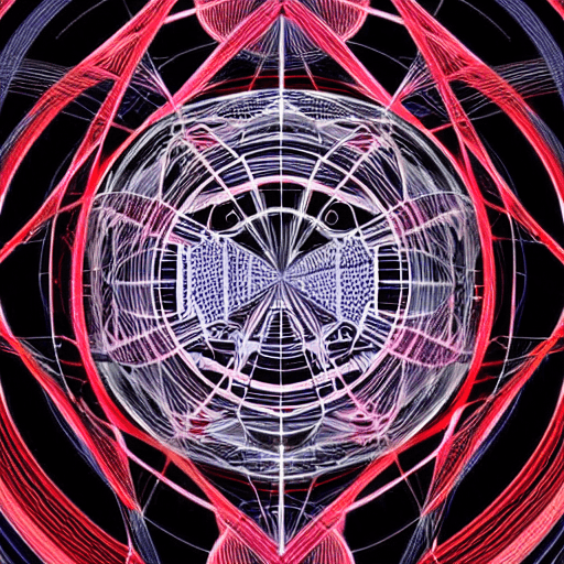 AI generated: hyper detailed NFT Degital art Drawing ::8k ultra Hd, poster art, Vintage, sketch geometry ,Upscaled...