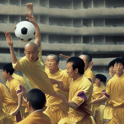 AI generated: shaolin soccer