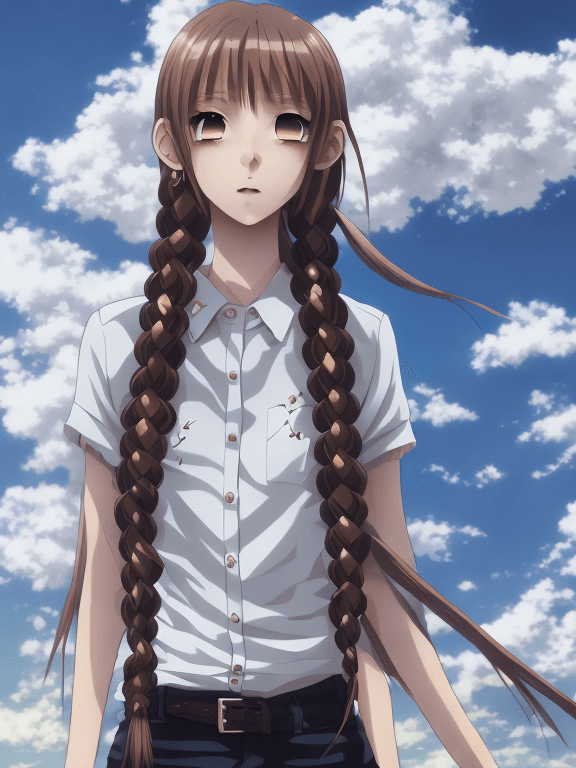AI generated: (perfect anime illustration:1.3),best quality,64k,aesthetic,beautiful scenery,beautiful cloudy sky,2...
