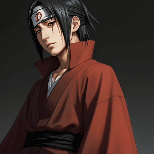 AI generated: itachi uchiha 
