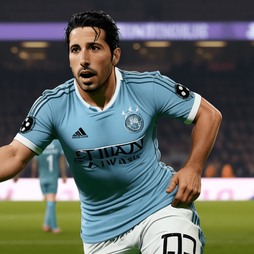 AI generated: Claudio Pizarro alzando la Champions League