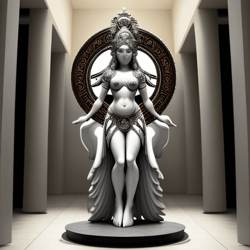AI generated: full body, goddess.