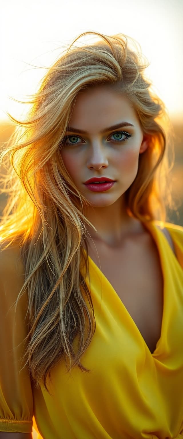 AI generated: "Image is high resolution full-hight vertical fine art portrait, Sony A1 and 120mm lens, capturing a...