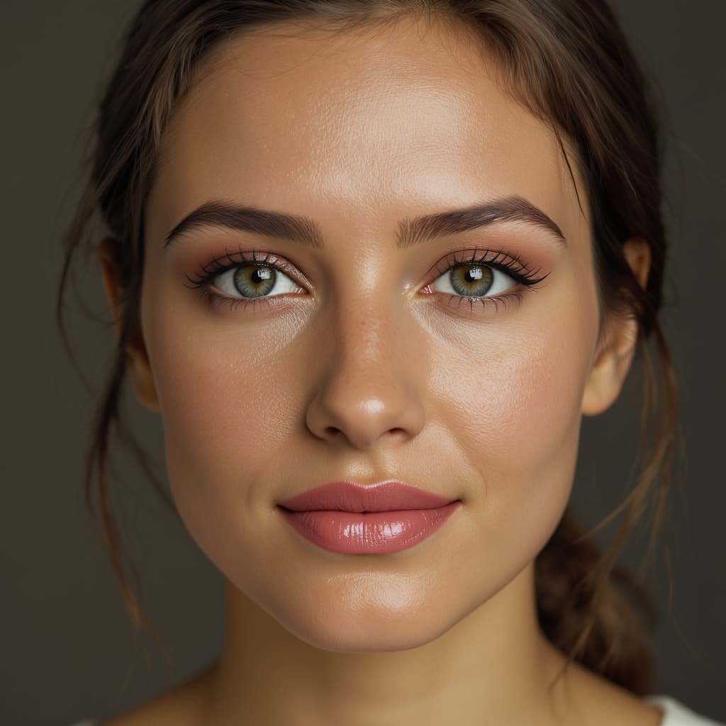 AI generated: Create an extreme close-up,ultra-photorealistic portrait of a real 22-year-old woman with Southern E...