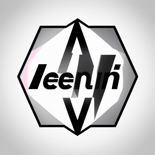 AI generated: create a modern art logo with name neveren, high resolution logo,4k,white color,full hd