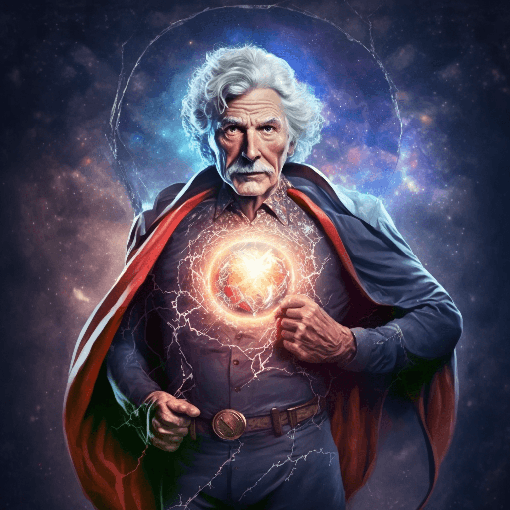 AI generated: <https://s.mj.run/Vc7-8CZYQQs> <https://s.mj.run/k6_5PGeDgBs> albert einstein super hero, in heaven,...