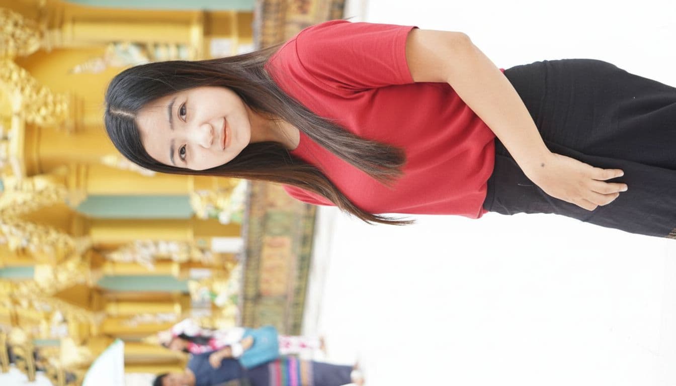 AI generated: dress red tshirt
