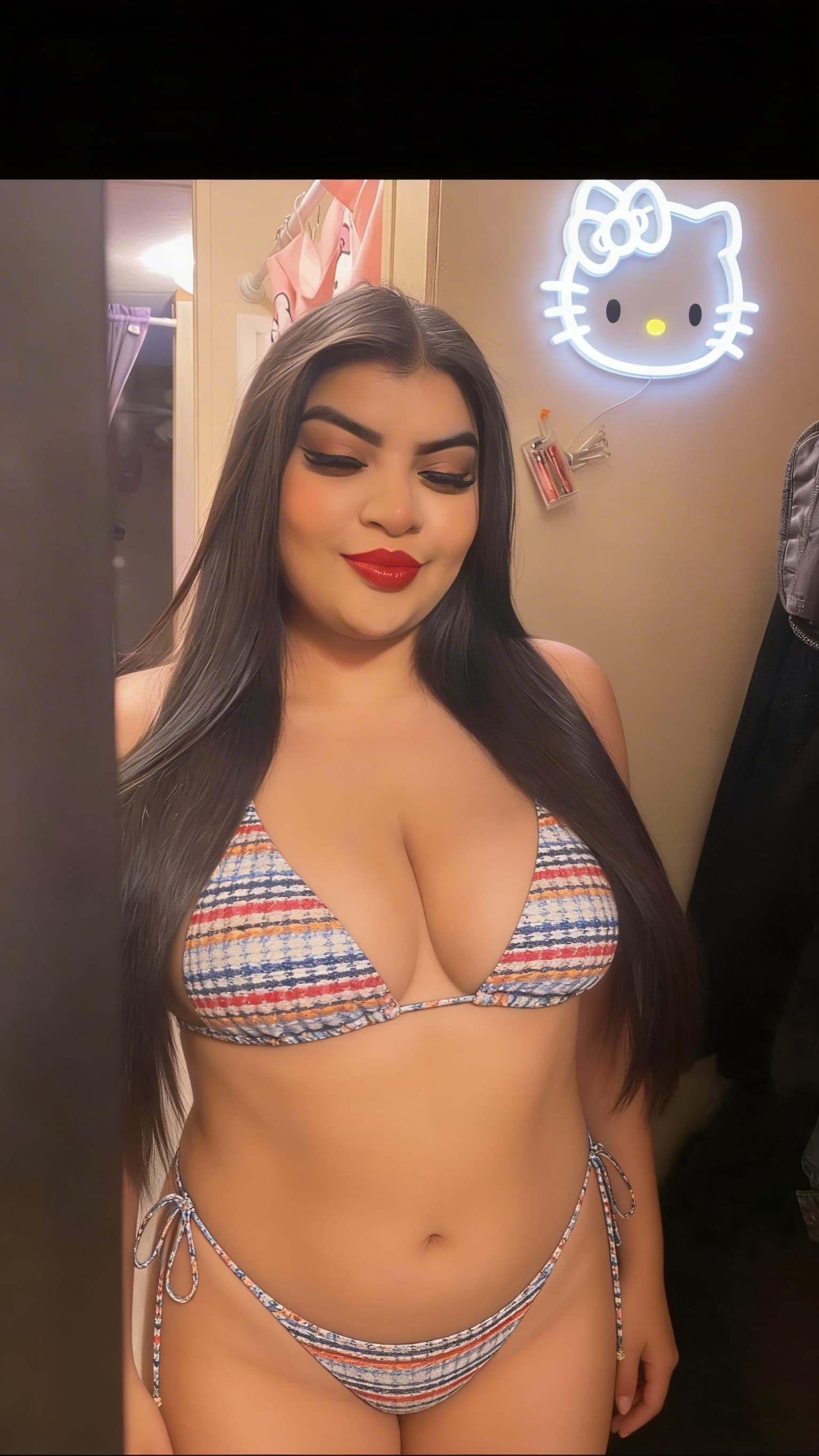AI generated: Subject in bikini 